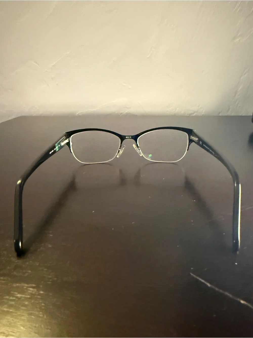 Givenchy Women’s Black Cat-Eye Half-Rim Glasses